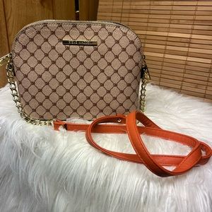 STEVE MADDEN DOME MONOGRAM CROSSBODY